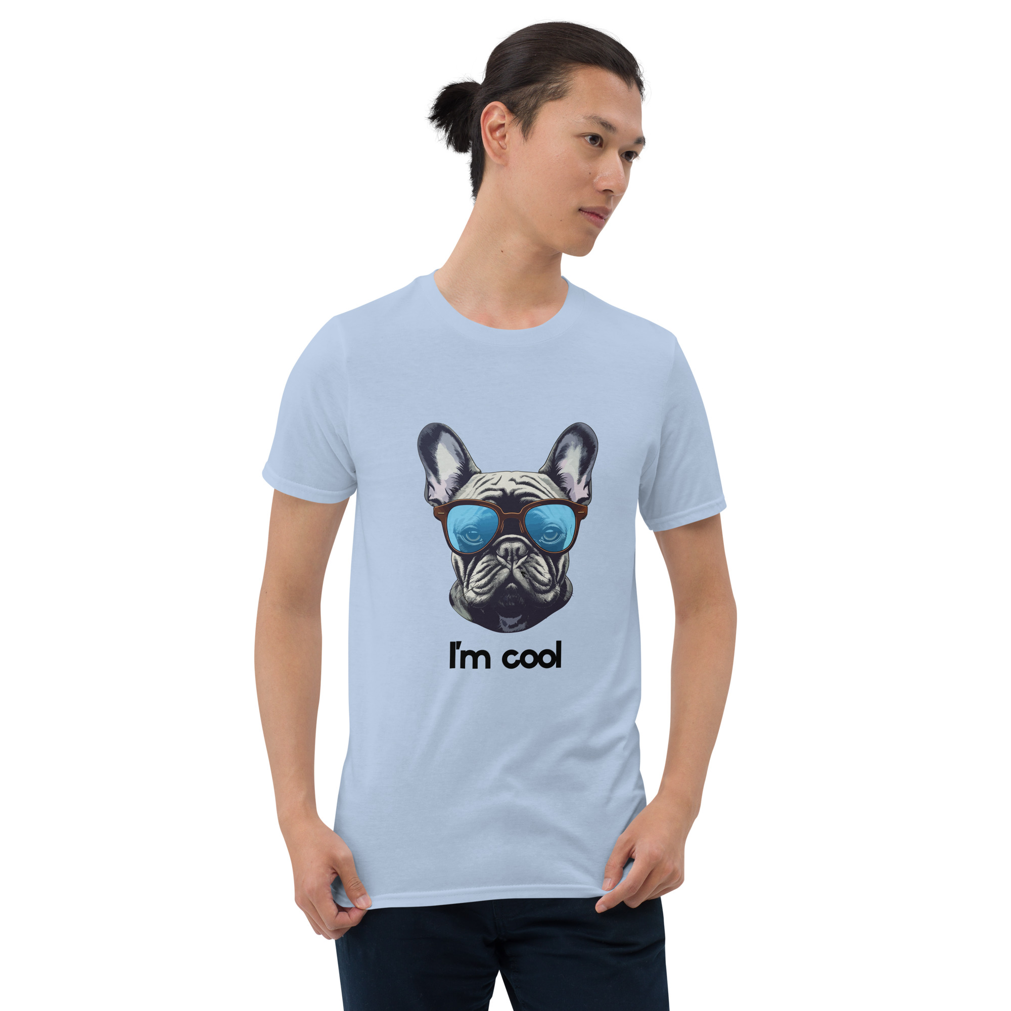 I'm Cool Funny Glasses Dog Men Tshirt